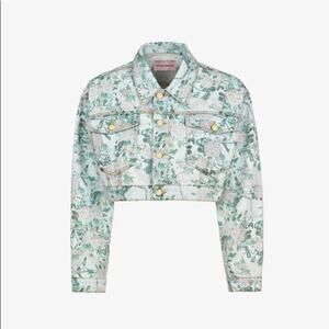 Buffalo David Bitton NWT Floral Studded Crop Denim Cowboy Rodeo Western Boho S